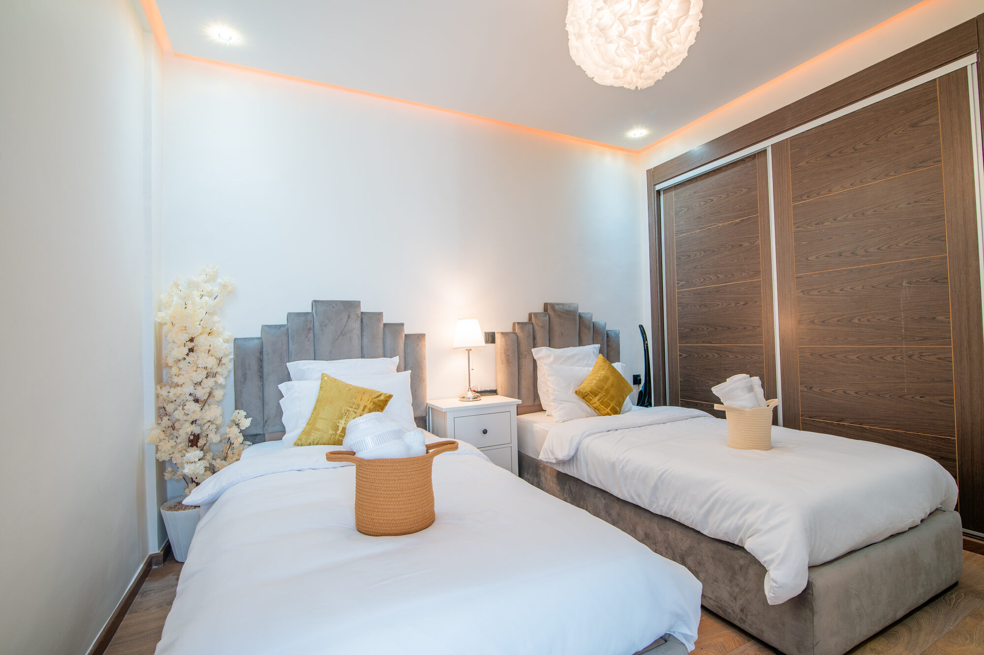 Chambre lits jumeaux