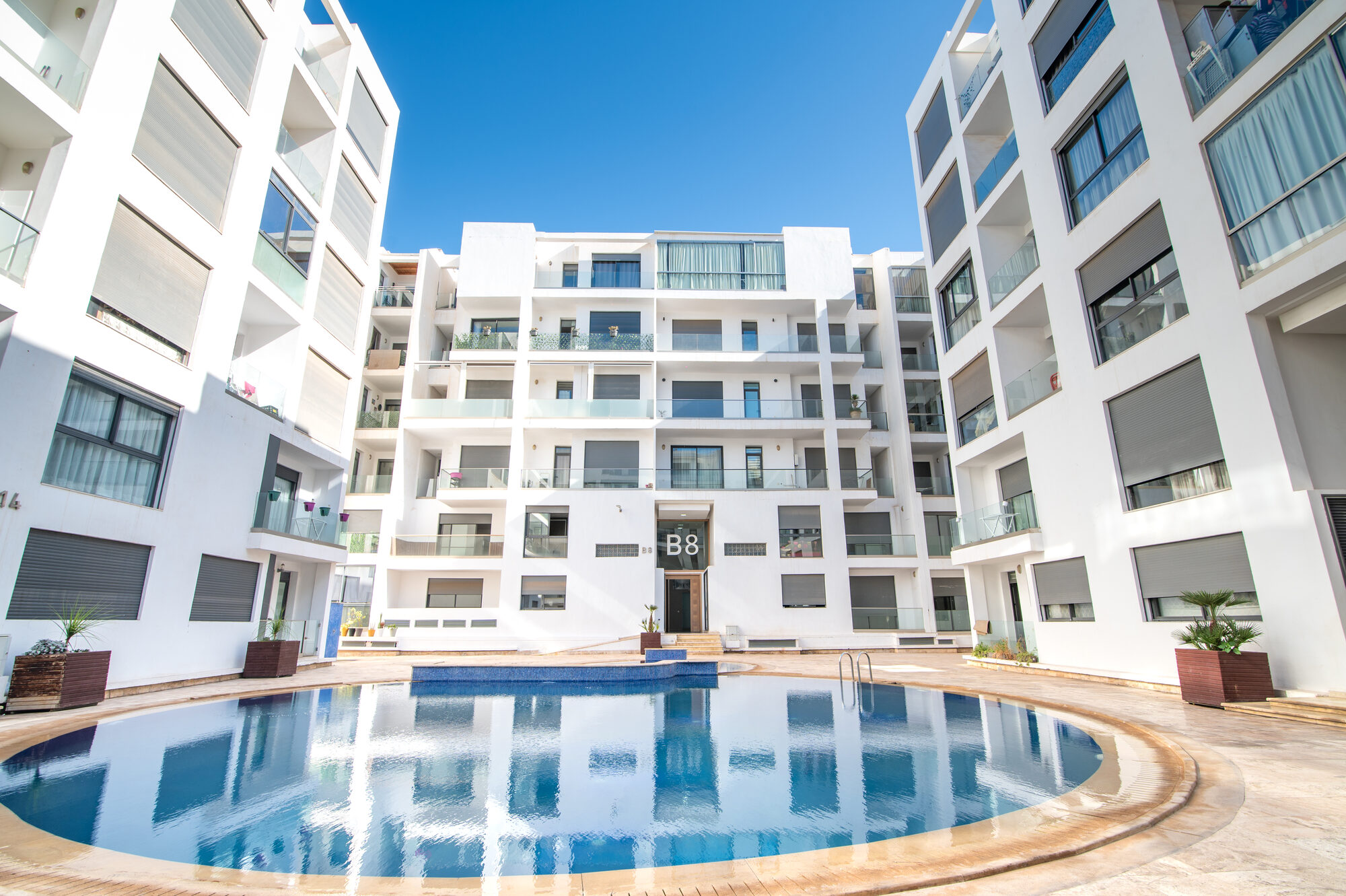 Résidence Agadir Bay et piscine commune